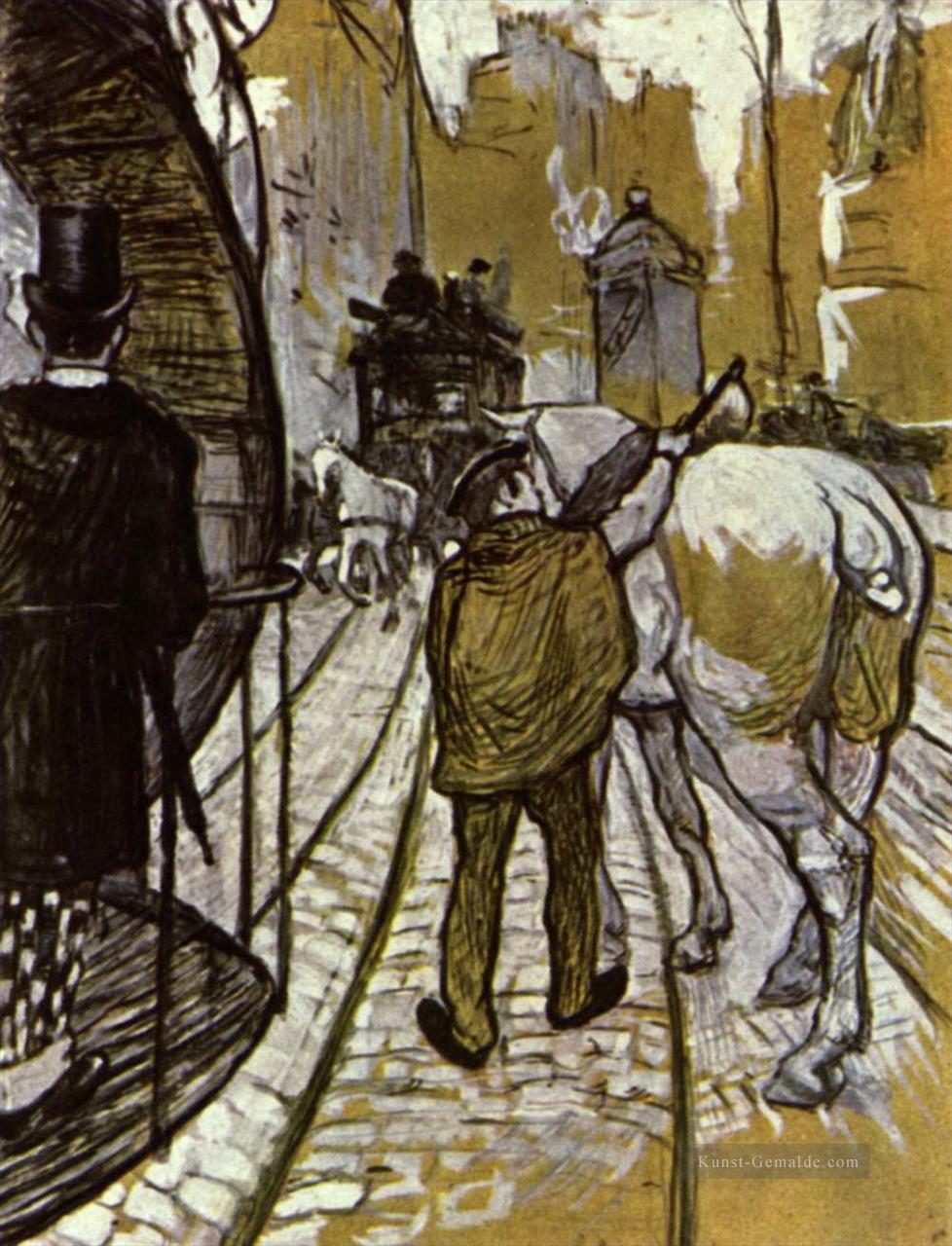 Küsten Busgesellschaft 1888 Toulouse Lautrec Henri de Ölgemälde